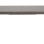 Ausziehbarer Gartentisch des Merxx Tinetto Gartenmöbel-Sets, braun-metallic, mit Aluminiumgestell.