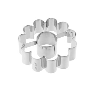 Zenker Ausstecher Linzer Mandelring, Ø 76mm, aus Edelstahl für leckere Plätzchen.