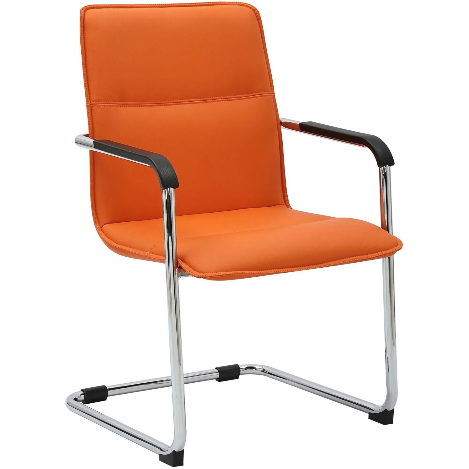 CLP Freischwinger Seattle Kunstleder Orange