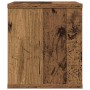 vidaXL Schreibtisch Organizer aus Holzwerkstoff in Altholz-Optik, Seitenansicht.