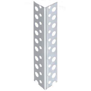 Catnic PVC Eckschutzprofil für Gipskarton, flexibles Profil mit Löchern, 2,5m Länge.