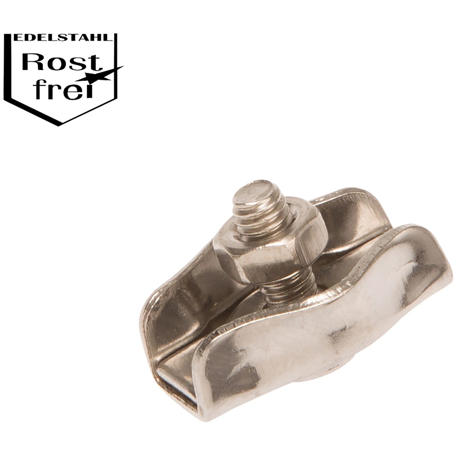 Conacord Simplex-Klemme V4A-Stahl Rostfrei Länge 21 mm