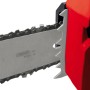 Detailaufnahme: Oregon Schwert und Kette der Einhell Elektro-Kettensäge GE-EC 2240.