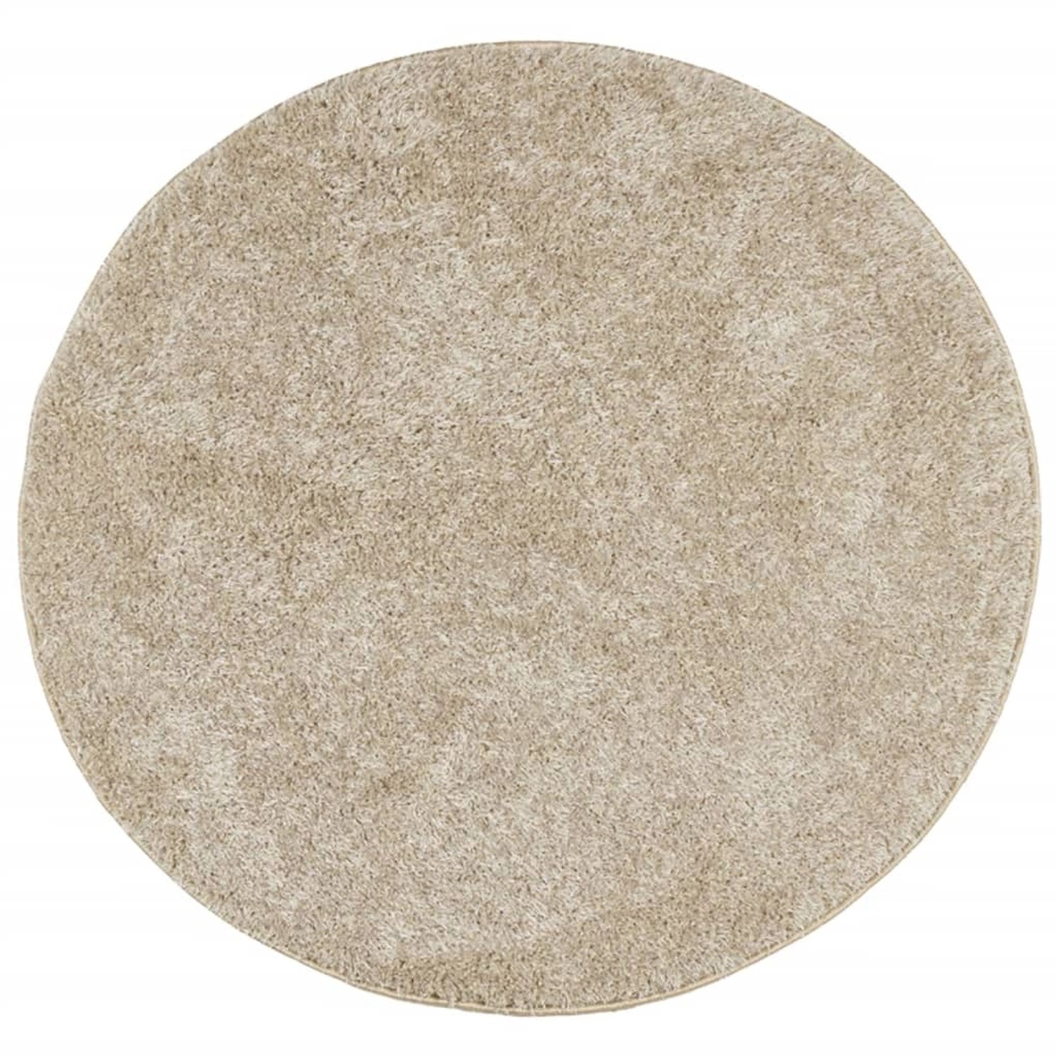 vidaXL Teppich Istan Hochflor Glänzend Beige  160 Cm 1934017 günstig online kaufen