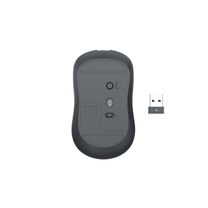 Hama Optische 4-Tasten-Funkmaus WM-200 Kabellos ohne Klickgeräusch Schwarz