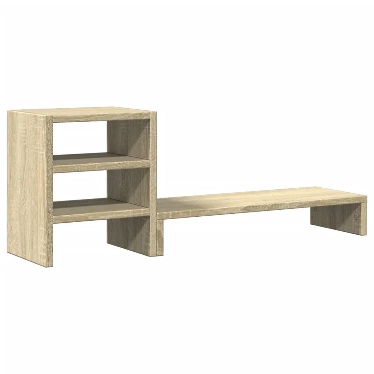vidaXL Monitorständer mit Schreibtisch-Organizer Sonoma-Eiche 854735