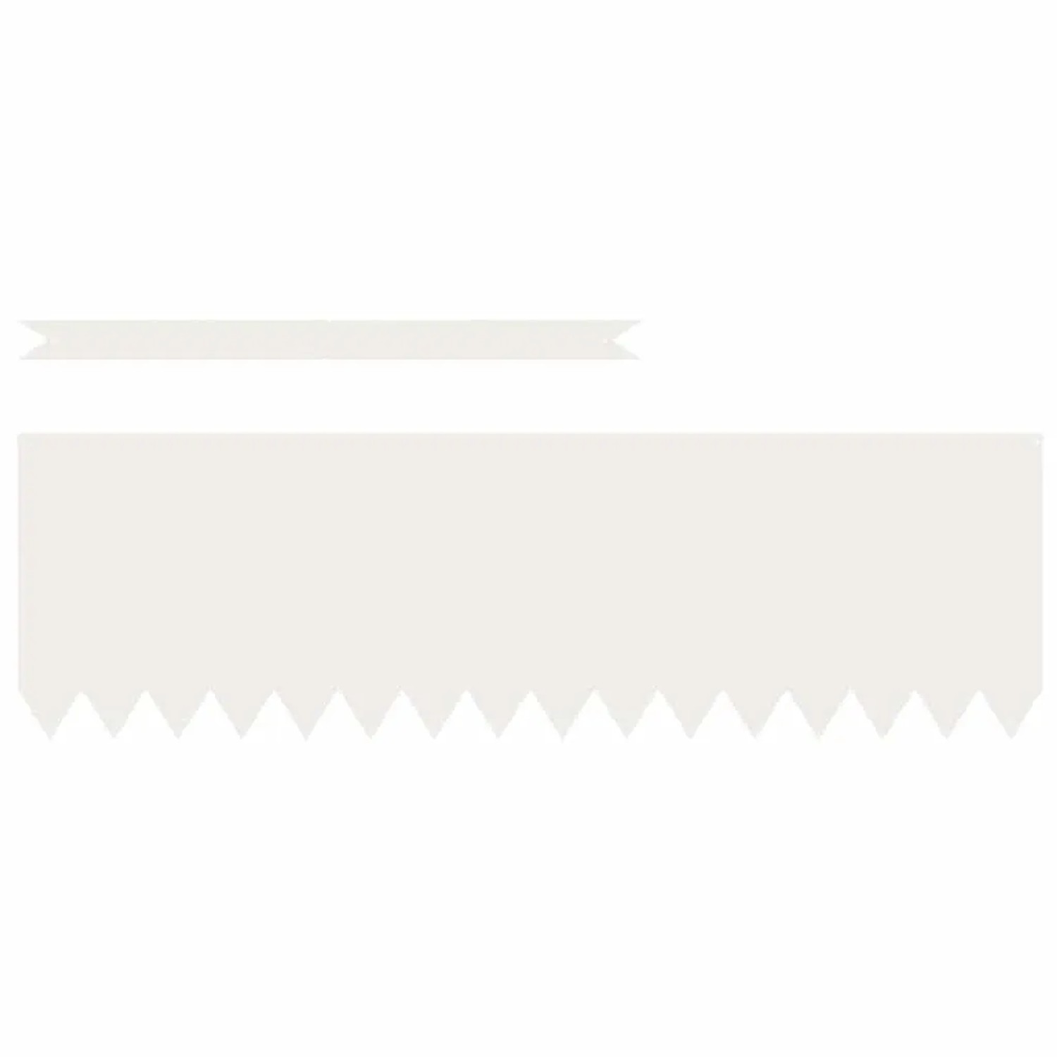 vidaXL Raseneinfassung 50 Stk Weiß 100 x 0,05 x 20 cm 3335789