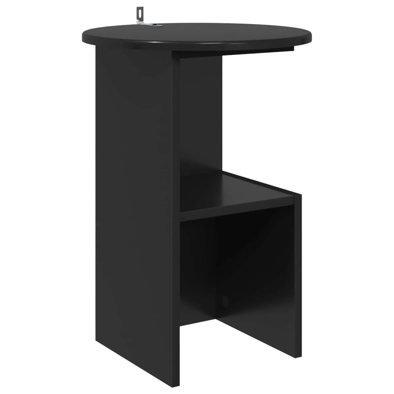 vidaXL Beistelltisch Schwarze Eiche Ø 39,5 x 55 cm Holzwerkstoff 8001038