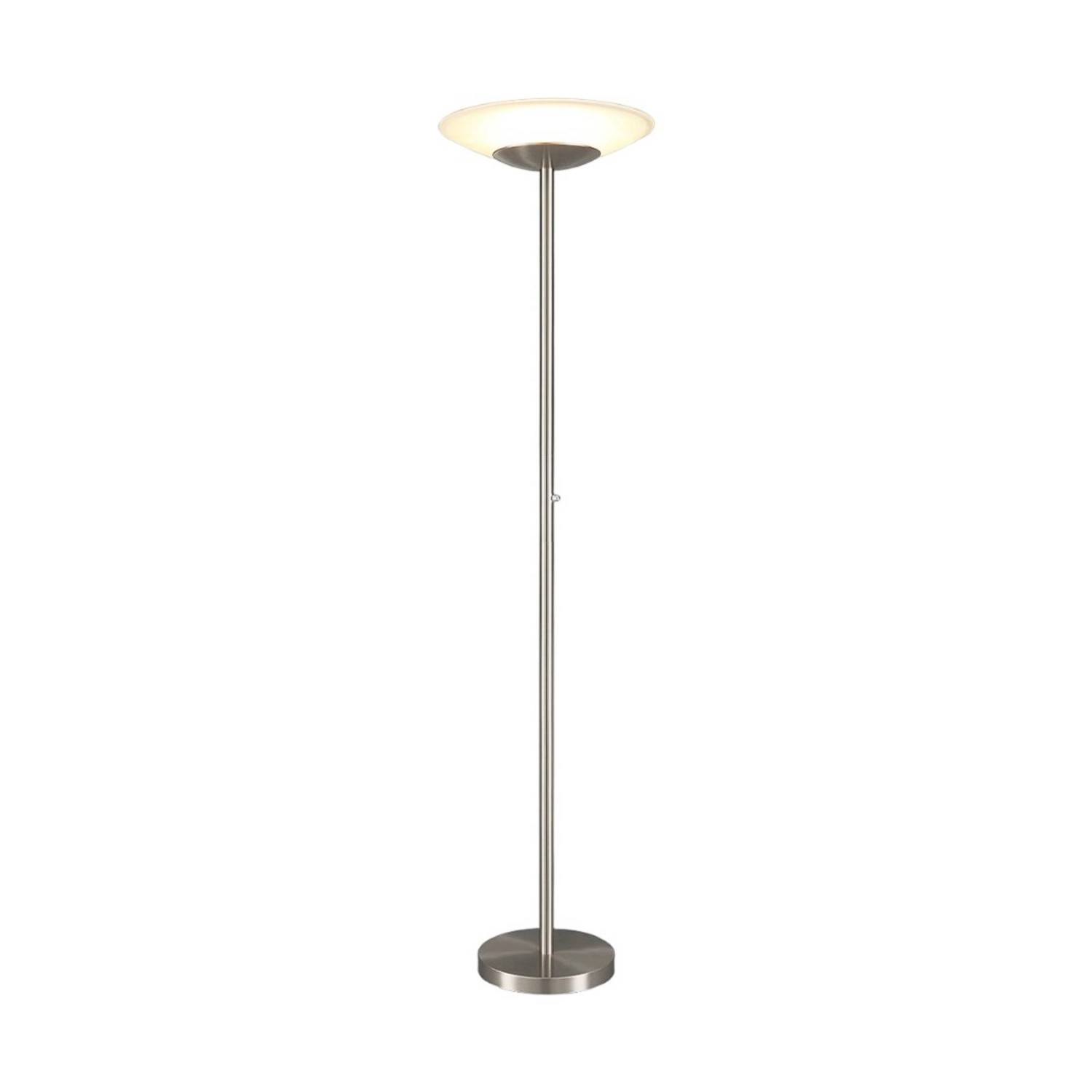 Lindby LED Stehlampe Ragna 9620649 Dimmbar Modern in Alu aus Glas 1-flammig Wohnzimmerleuchte
