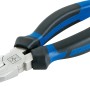 LUX Kombizange Classic, 160 mm, mit blau-schwarzem 2-Komponenten-Griff.