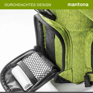 Mantona Premium Kameratasche Grün
