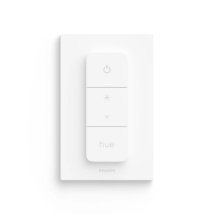 Weißer Philips Hue Dimmschalter V2 für Smart Home Beleuchtung.