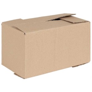 vidaXL Faltbox mit Speicher 50 Stk Natur 24 x 13 x 13 cm Karton 4106565