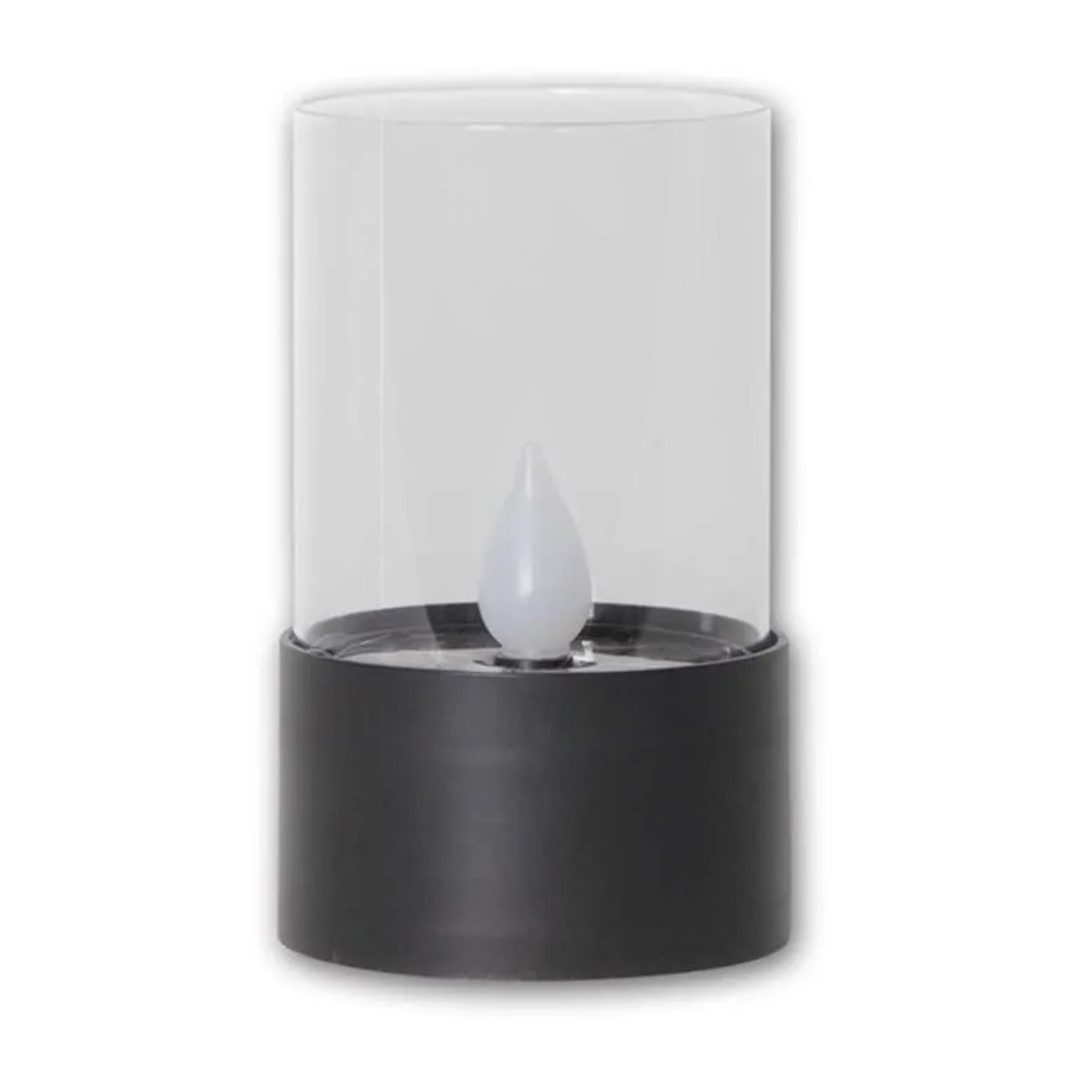 Star Trading Solar LED Windlicht PULOUN Warmweiß Flackernd