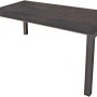 Anthrazitfarbener Ausziehtisch Sophia, Teil des 9-teiligen Gartenmöbel-Sets von Garden Pleasure.
