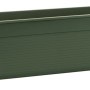 Dunkelgrüner Florus Balkonkasten Original Super, 80 cm, für Balkon und Terrasse.