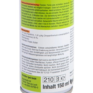 Insect-Out Ungeziefernebel 150ml zur Schädlingsbekämpfung in Innenräumen.