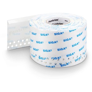 Rolle Siga Fentrim 20 Klebeband, 15/135 mm x 25 m, für luftdichte Fenster- und Türrahmenverklebung.