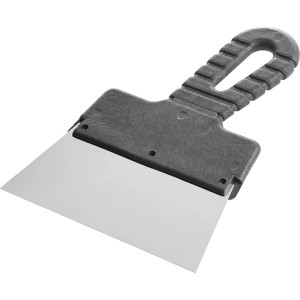 LUX Rakel 150 mm mit rostfreier Stahlklinge und Kunststoffgriff für Maurer-, Fliesenleger- und Verlegearbeiten.