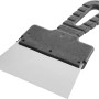 LUX Rakel 150 mm mit rostfreier Stahlklinge und Kunststoffgriff für Maurer-, Fliesenleger- und Verlegearbeiten.