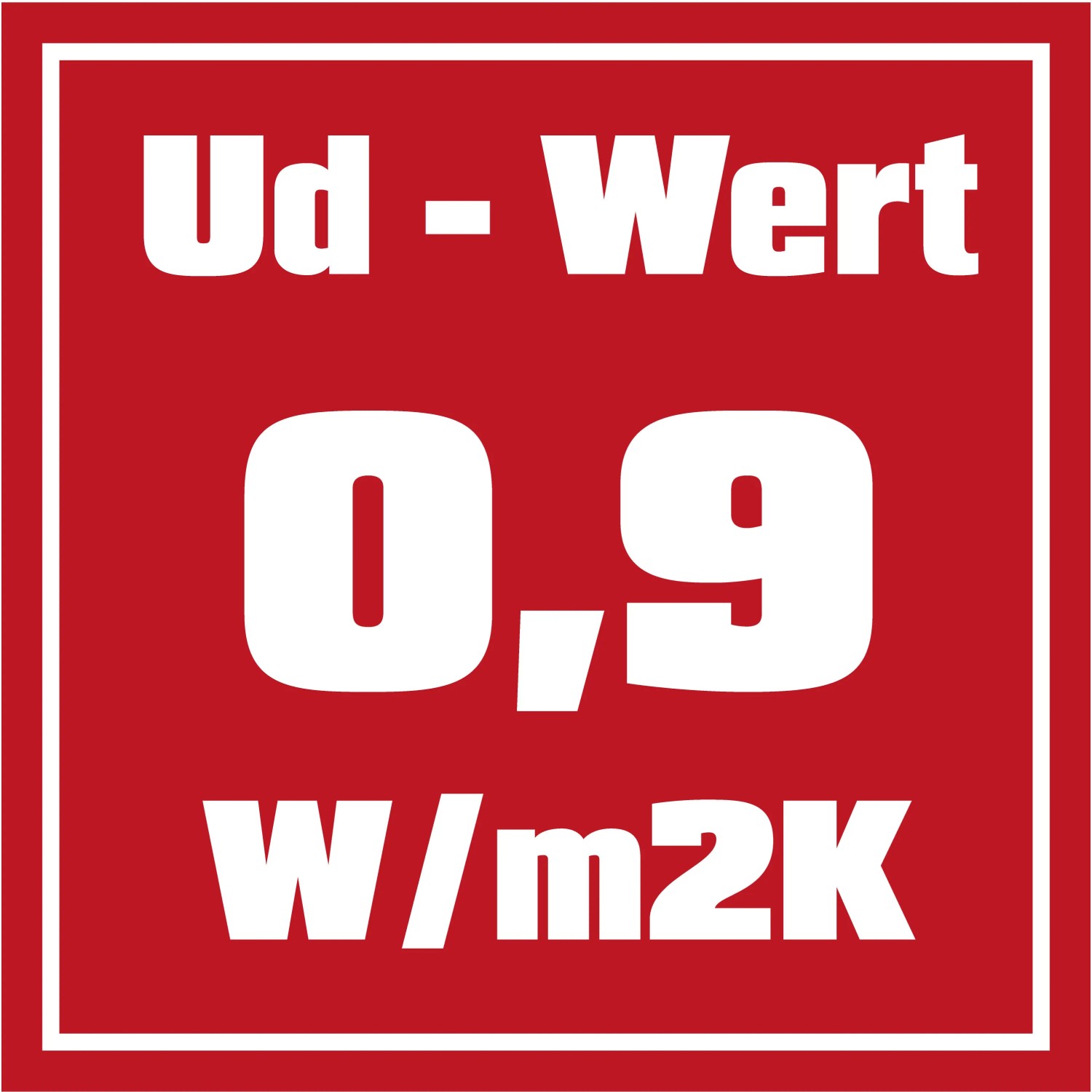 Ud-Wert 0,9 W/m²K für Stahl-Nebeneingangstür NS2