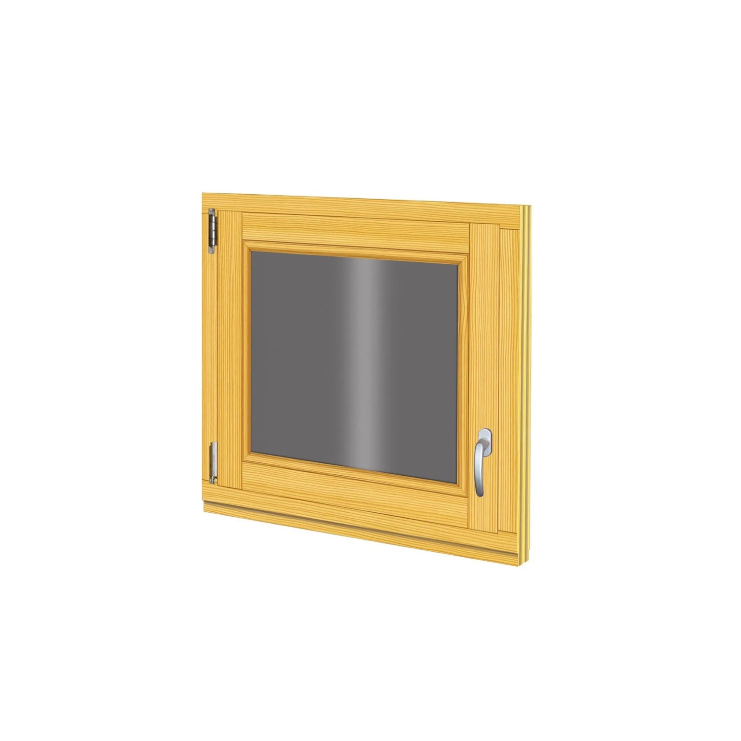 Roro Holzfenster Fichte 68 cm x 68 cm DIN L günstig online kaufen