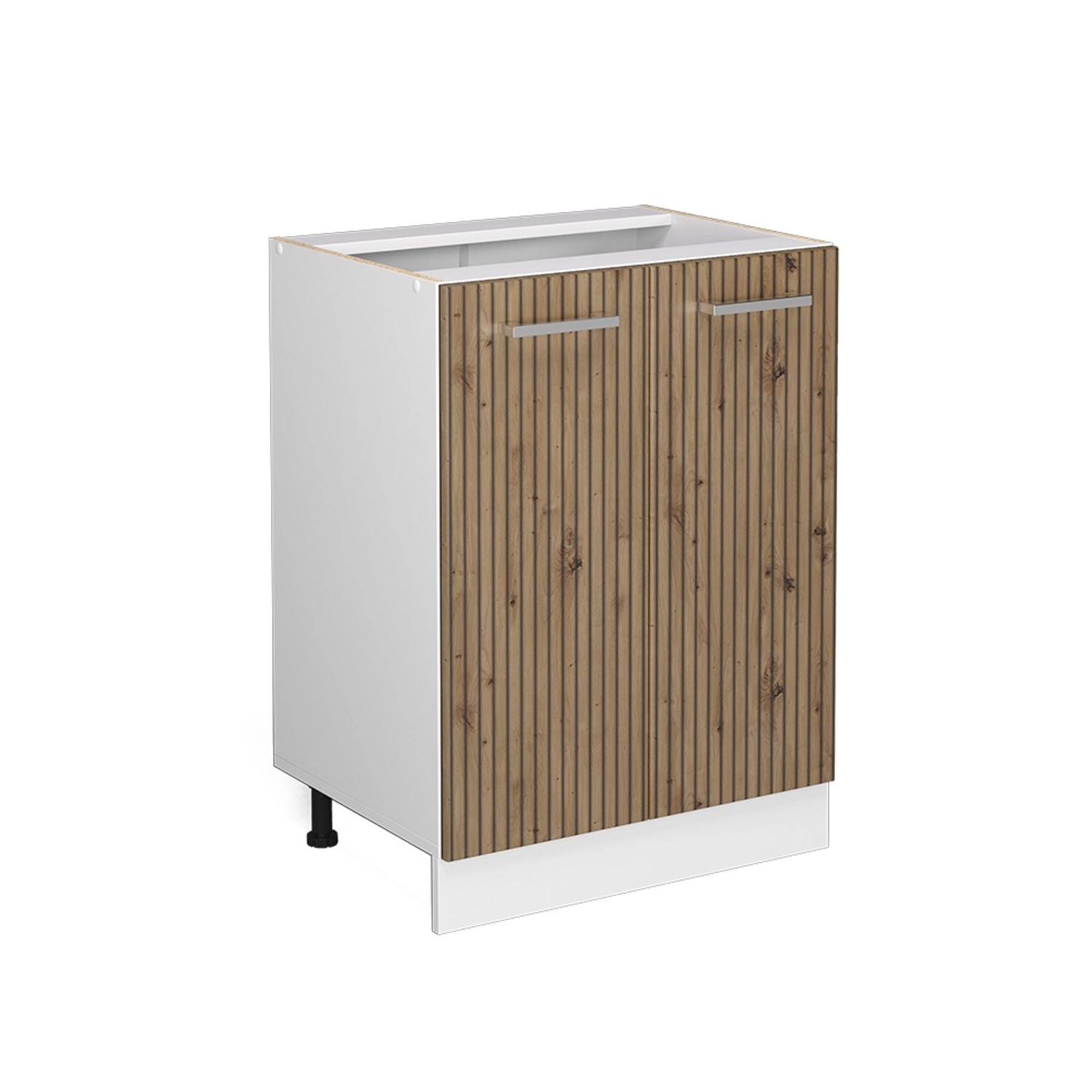 Vicco Küchenunterschrank R-Line Artisan-Eiche/Weiß 60 cm ohne Arbeitsplatte