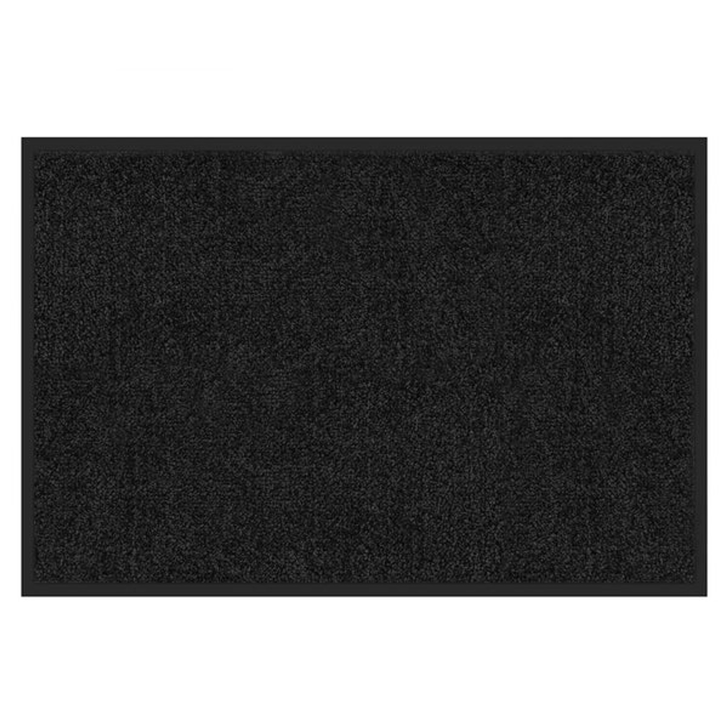 Karat Schmutzfangmatte Rhine - Sauberlaufmatte Fußmatte Türvorleger / 90 x 300 cm Schwarz