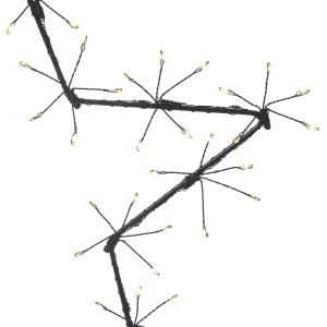 Lichtstern, 30x30cm, warmweiße LEDs, Weihnachtsdeko für Innen & Außen.