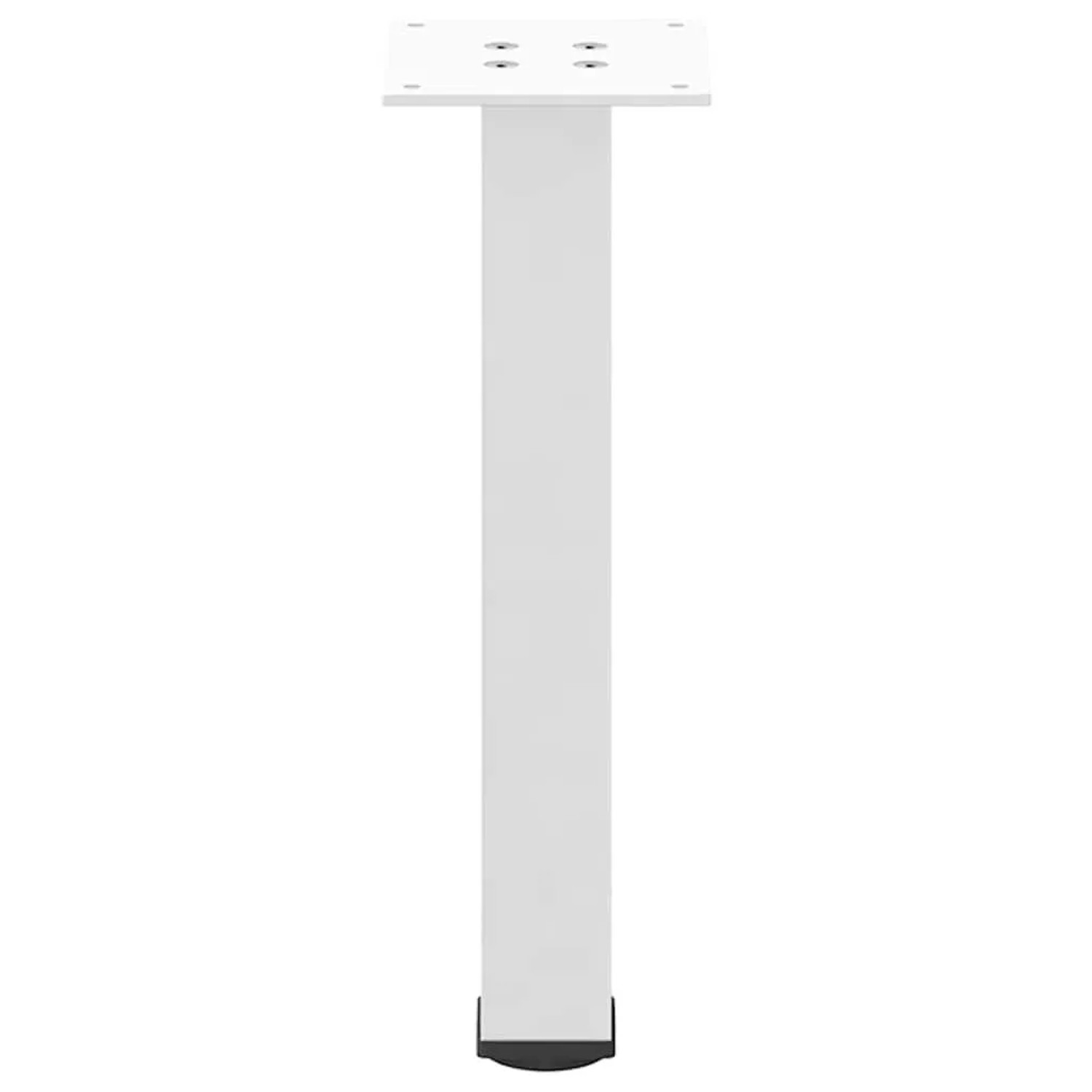 vidaXL Couchtischbeine 4 Stk Weiß 42-44 cm Stahl 4012453_4