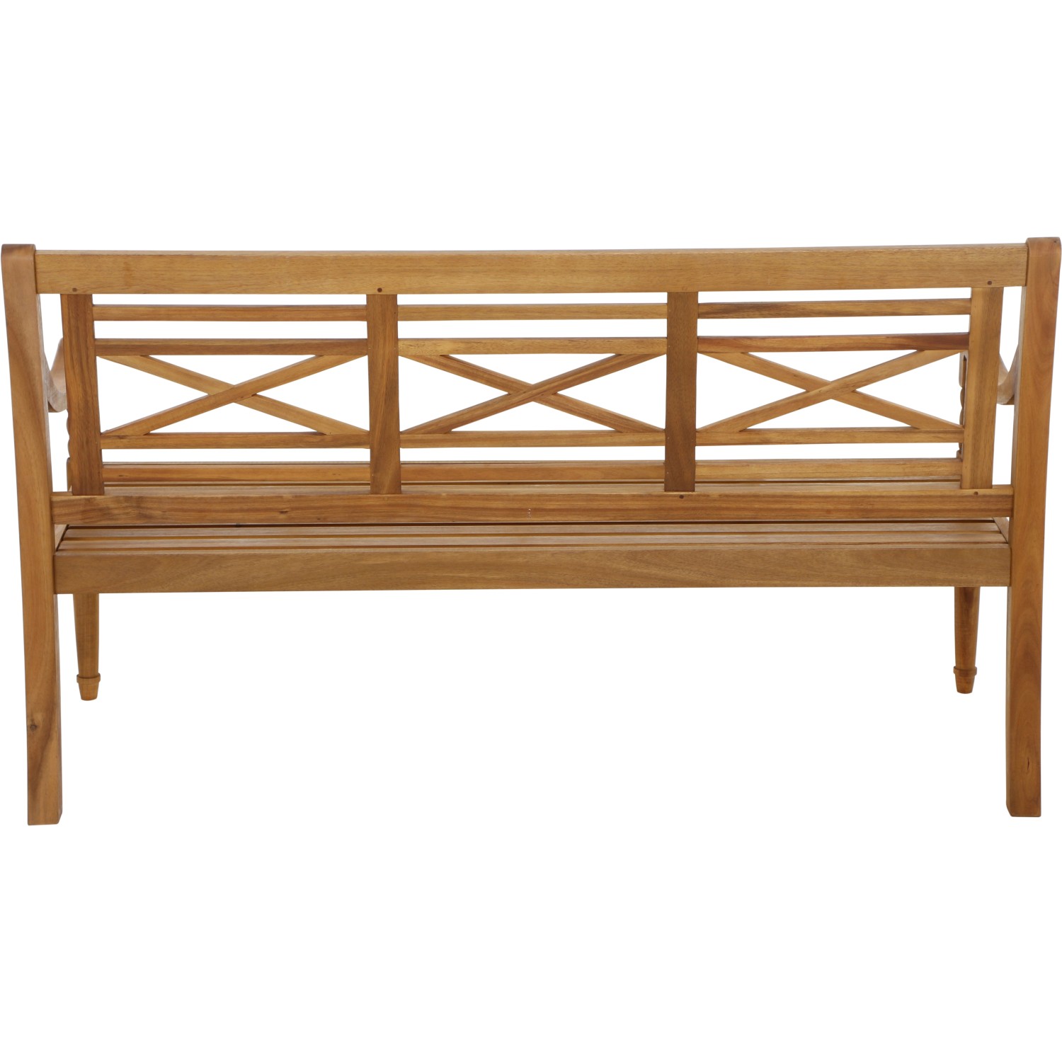 Siena Garden 3-Sitzer Gartenbank Westport aus Akazienholz, naturbelassen.