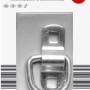 LAS Zurrbügel für PKW Anhänger, verzinkt, mit Ring, Tragkraft 800kg, Zubehör für Autoanhänger.