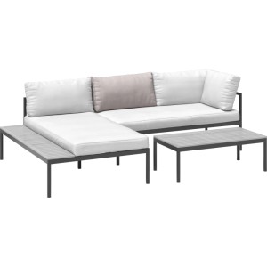 Beiges Rückenkissen für OBI Lounge-Set Lankin. Ersatzkissen für Gartenmöbel.