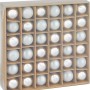 Weihnachtskugel-Set, 36-teilig, Ø 2 cm, silberfarben, glänzend, matt und gefrostet.