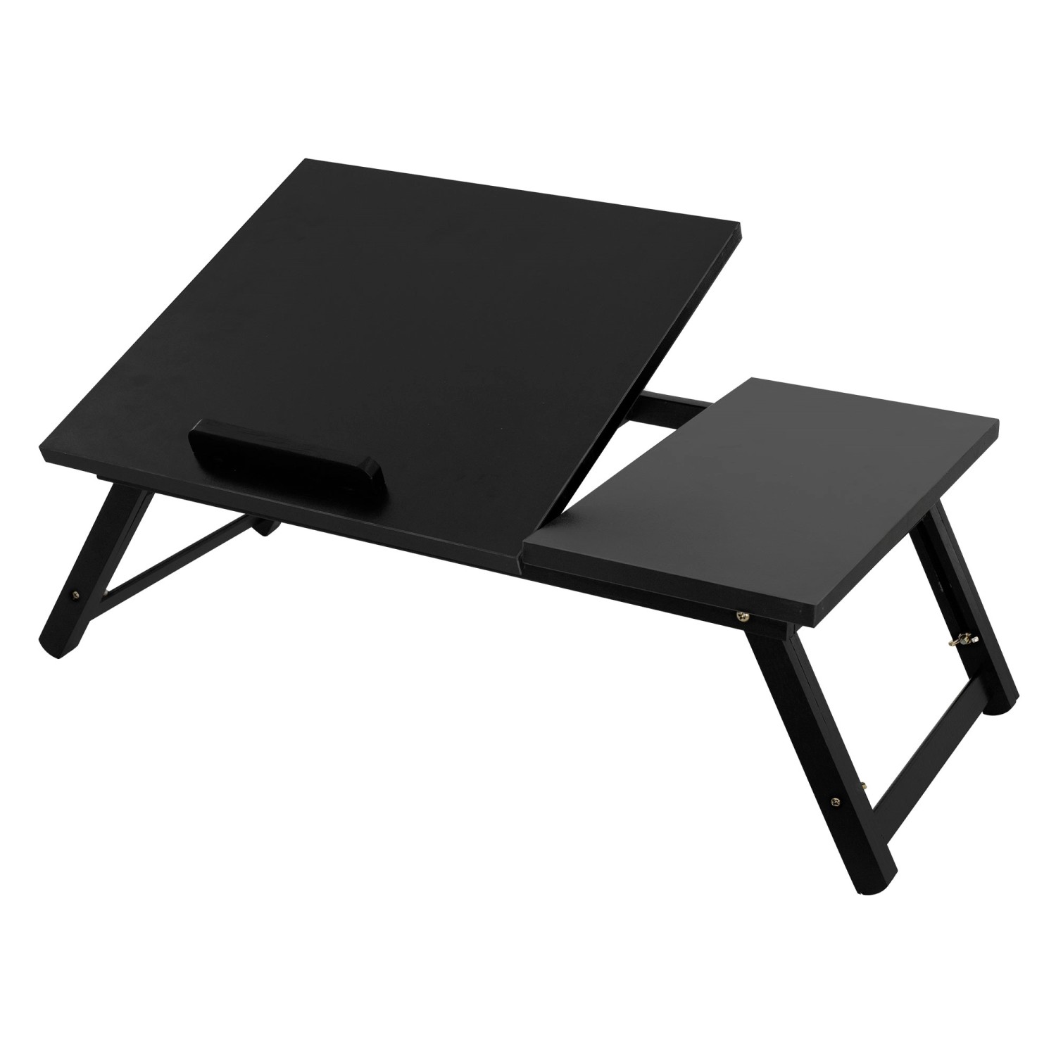 ML-Design Laptoptisch Schwarz Bambus Höhenverstellbar Klappbare
