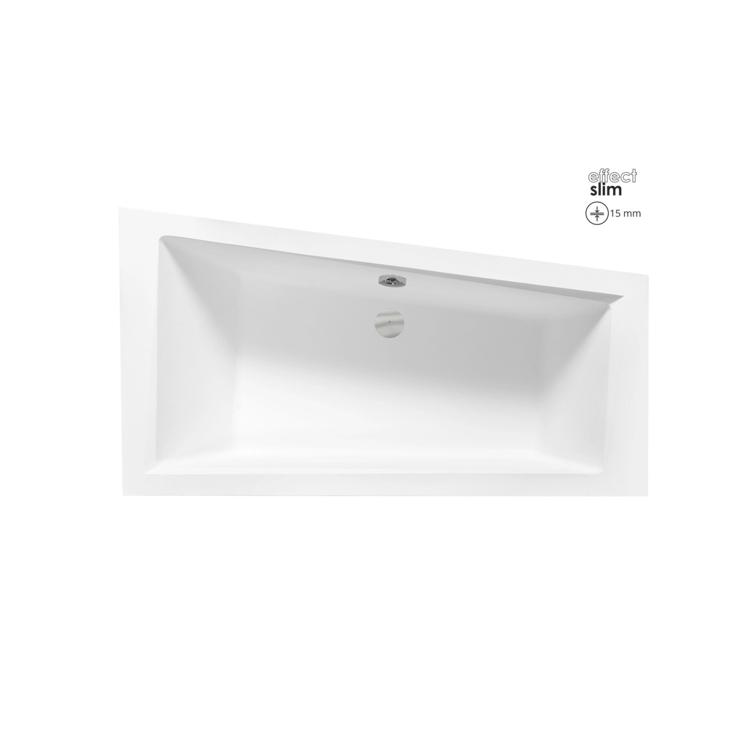Bad Land Badewanne Eckwanne INTIMA SLIM 160x90 Rechts Mit Styroporverkleidu günstig online kaufen