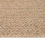 vidaXL ZIZUR Teppich in Jute-Optik für Innen & Außen. Gewebte Struktur aus beigem Polypropylen, UV-beständig.