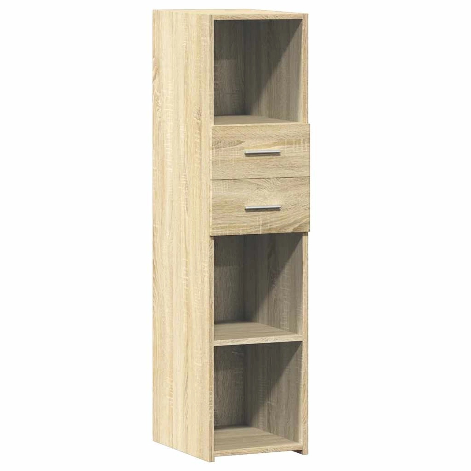 vidaXL Highboard Sonoma-Eiche 30x42,5x124 cm Holzwerkstoff 846154 günstig online kaufen
