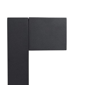 QAZQA Industrielle Outdoor Stehleuchte Dunkelgrau 65 cm IP44 Baleno