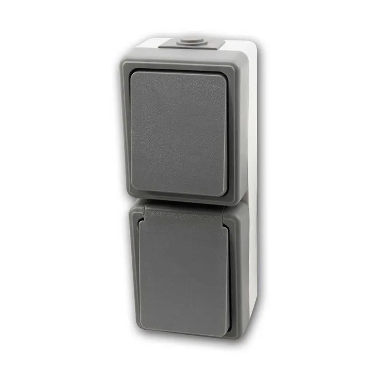 McPower Feuchtraum Kombi Dose SECURE 250V IP44 Vertikal