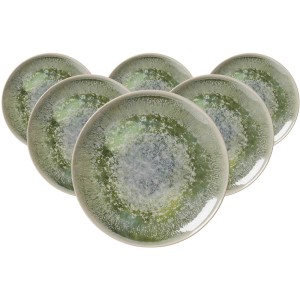 Ritzenhoff & Breker Cecina Speiseteller, 6er Set, Jade. Geschirr aus Steinzeug.