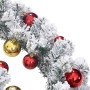 vidaXL Weihnachtsgirlande mit Kugeln und LED-Leuchten Grün 10 m PVC 4019673_5