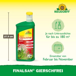 Neudorff Finalsan Giersch-Frei 1l Flasche, Unkrautvernichter für Beet und Garten.