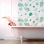 Relaxdays Duschrollo Kunststoff Aluminium Weiß Wasserabweisend 140 cm x 240 cm_3