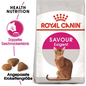 Royal Canin Savour Exigent Trockenfutter für wählerische Katzen, 400g Packung.