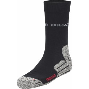 Bullstar Funktionssocke, schwarz/grau, Größe 39-42. Arbeitskleidung Socke mit guter Passform.