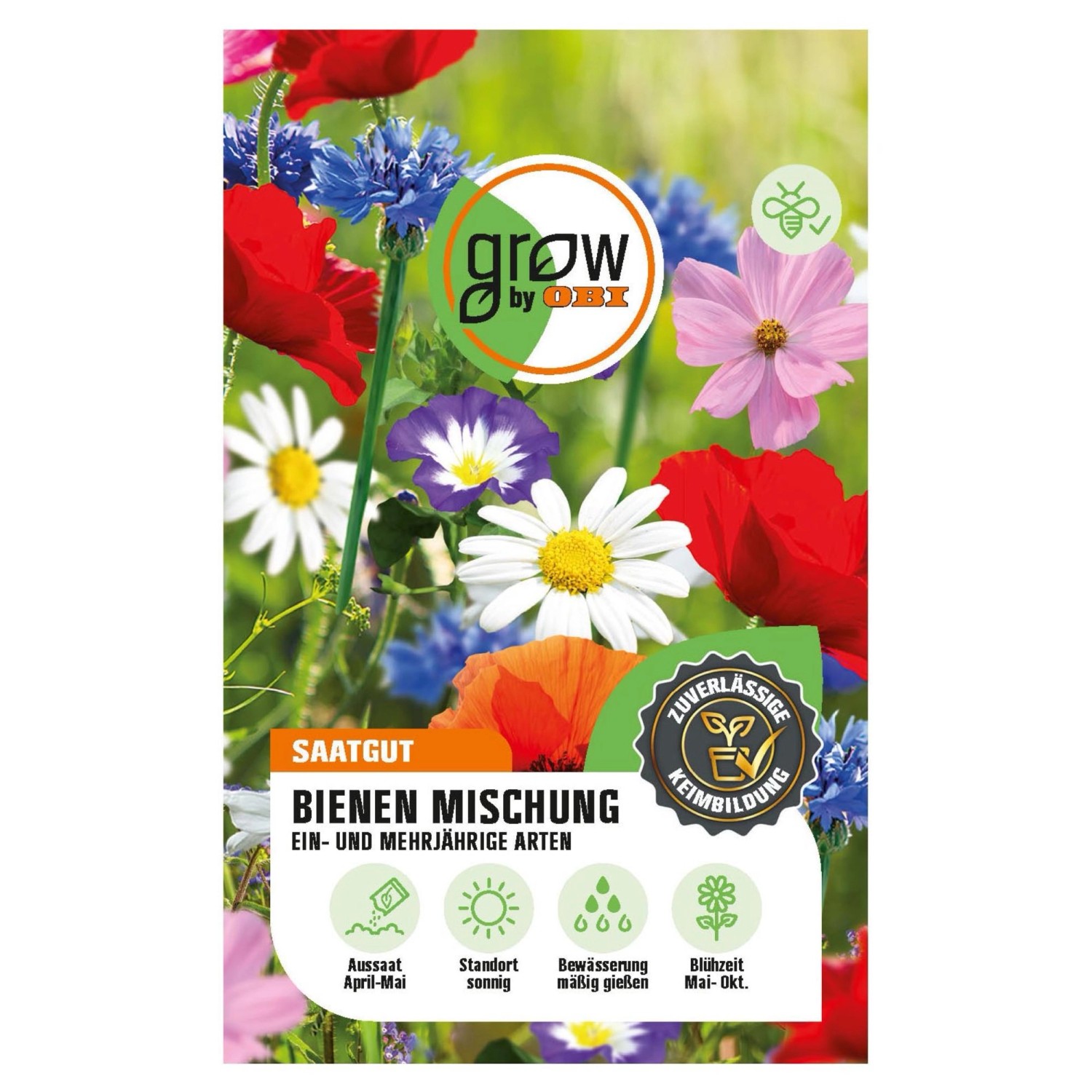 GROW by OBI Bienen Mischung Ein- und mehjärige Arten