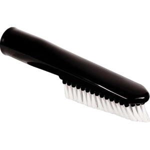 Einhell Polsterbürste weich für Nass-Trockensauger, schwarzer Kunststoff mit weißen Borsten.