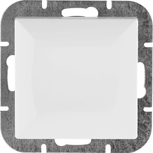 OBI Aus-/Wechselschalter Julietta in Weiß für die Elektroinstallation.