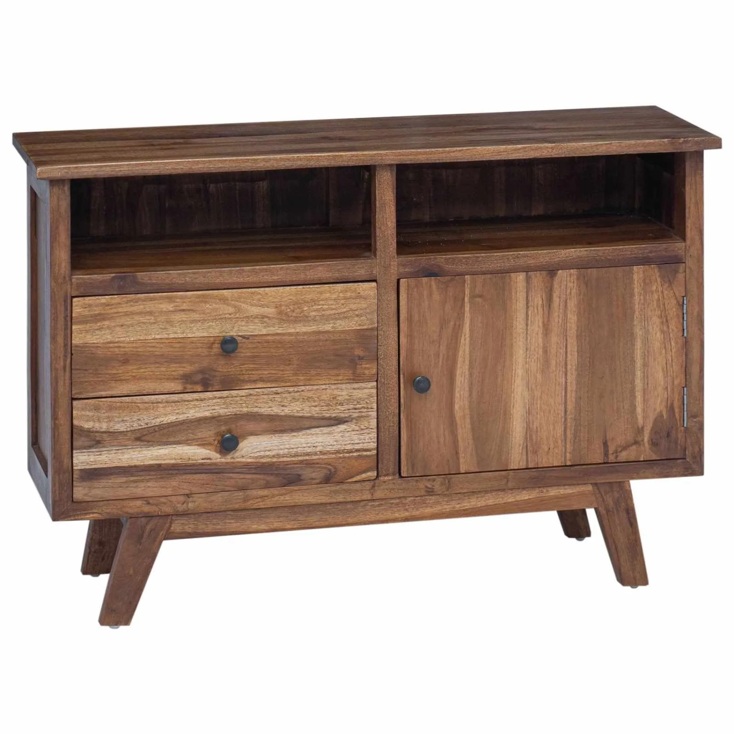 vidaXL Sideboard mit Schubladen Natur 100 x 30 x 68 cm Massivholz Teak 4201 günstig online kaufen